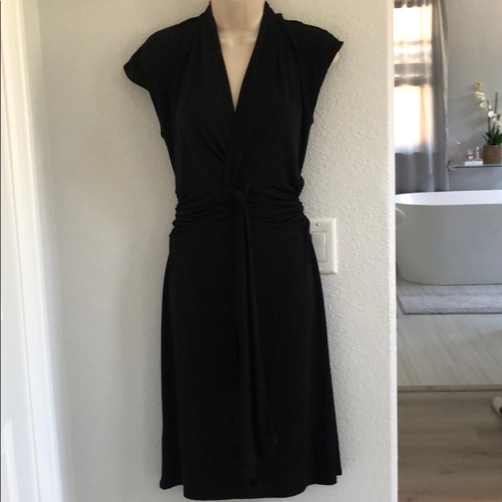 Max studio black small midi dress